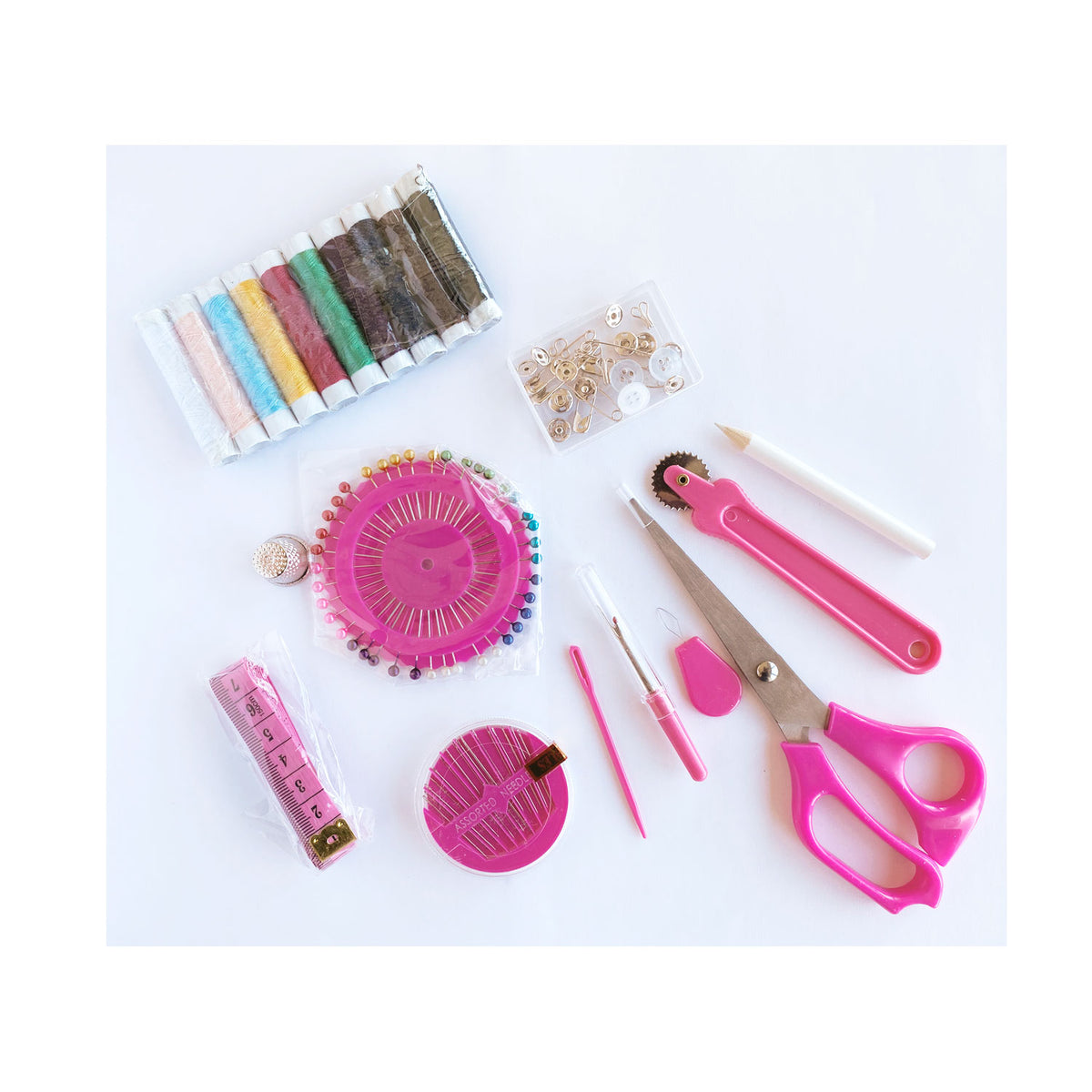 Kit de costura en estuche - Rosas Crafts